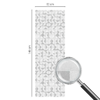 Nepermatoma plėvelė langams Geometriniai raštai