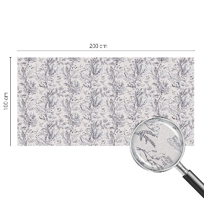 Plėvelė langams privatumui vitražas Lapai ir drugeliai