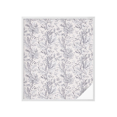 Plėvelė langams privatumui vitražas Lapai ir drugeliai