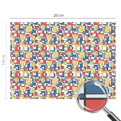 Pieninė plėvelė langams su raštu Geometrinės figūros
