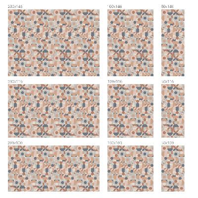 Matinė plėvelė langams su vitražo efektu Abstrakti mozaika