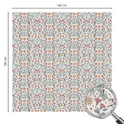 Nepermatoma plėvelė langams Lapės lapai