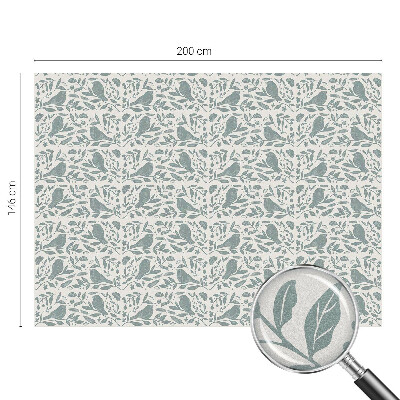 Matinė klijuojama plėvelė langams Paukščio motyvas