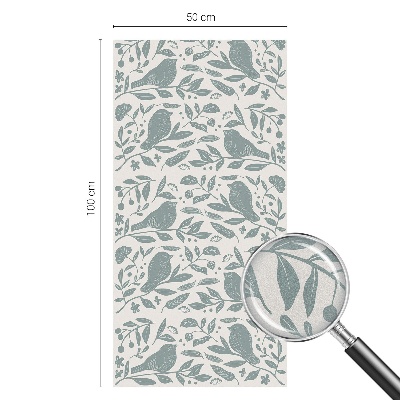 Matinė klijuojama plėvelė langams Paukščio motyvas