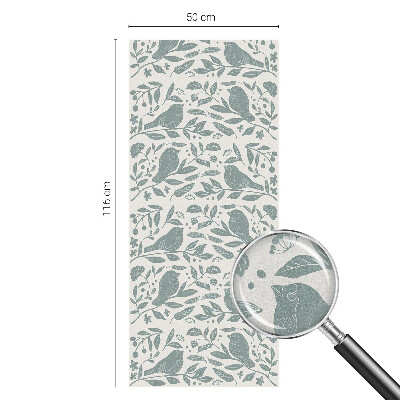 Matinė klijuojama plėvelė langams Paukščio motyvas