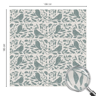 Matinė klijuojama plėvelė langams Paukščio motyvas