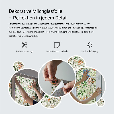 Matinė plėvelė langams su vitražo efektu Geometrinė meilė