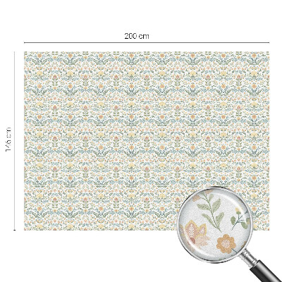 Plėvelė langams privatumui vitražas Gėlių simetrija