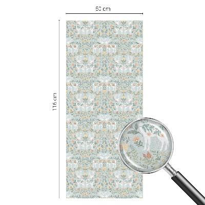 Nepermatoma plėvelė langams Elnių gėlės