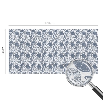 Pieninė plėvelė langams su raštu Vandenyno gyvybė