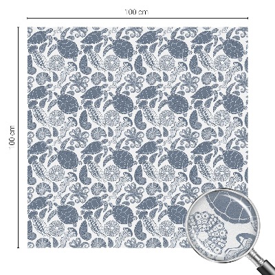 Pieninė plėvelė langams su raštu Vandenyno gyvybė