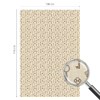 Matinė klijuojama plėvelė langams Paslaptingi raktai