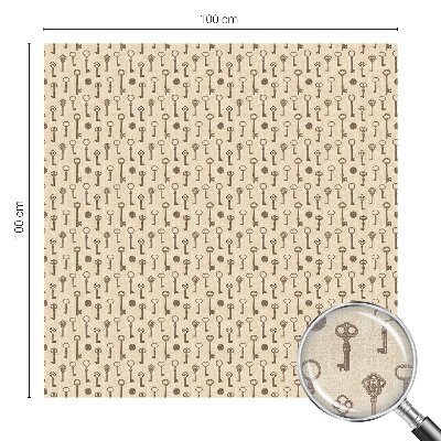 Matinė klijuojama plėvelė langams Paslaptingi raktai