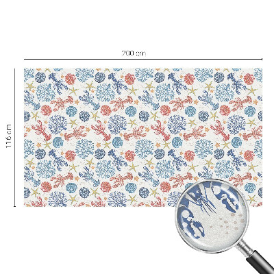 Plėvelė langams privatumui vitražas Vėžių koralai