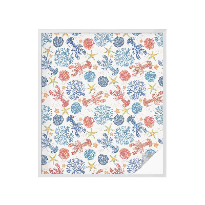 Plėvelė langams privatumui vitražas Vėžių koralai