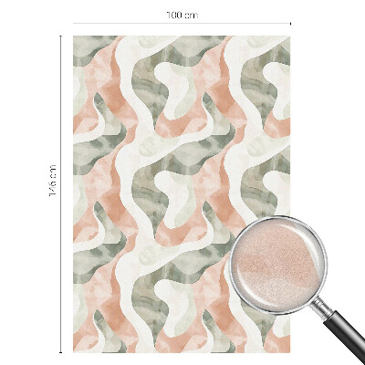 Matinė klijuojama plėvelė langams Spalvingos bangos