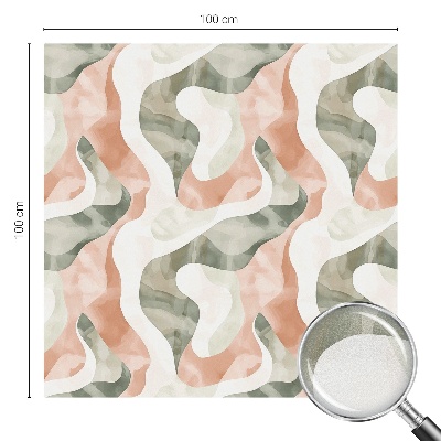 Matinė klijuojama plėvelė langams Spalvingos bangos