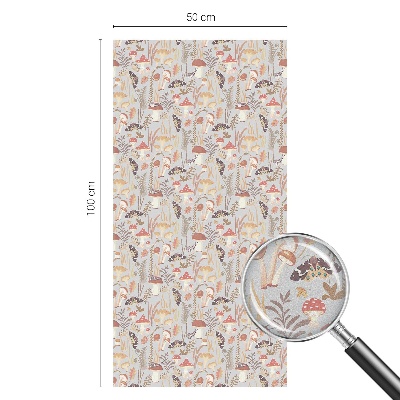 Nepermatoma plėvelė langams Miško raštas