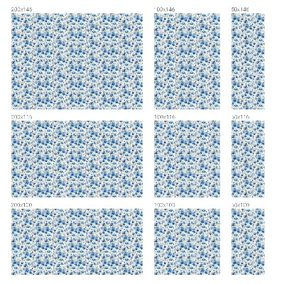 Nepermatoma plėvelė langams Akvarelės gėlės