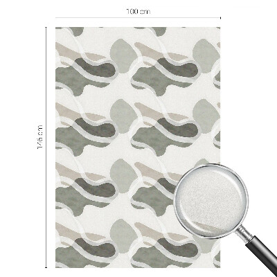 Matinė klijuojama plėvelė langams Organinis raštas