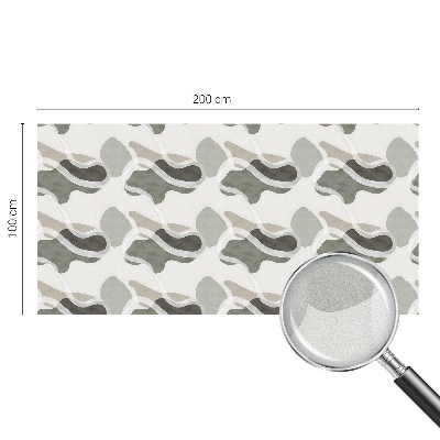 Matinė klijuojama plėvelė langams Organinis raštas