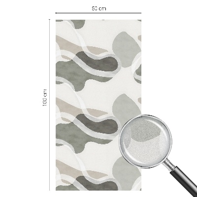 Matinė klijuojama plėvelė langams Organinis raštas