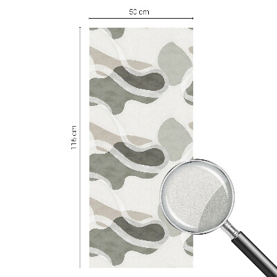 Matinė klijuojama plėvelė langams Organinis raštas