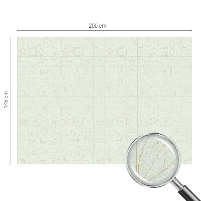 Pieninė plėvelė langams su raštu Geometrinė mozaika