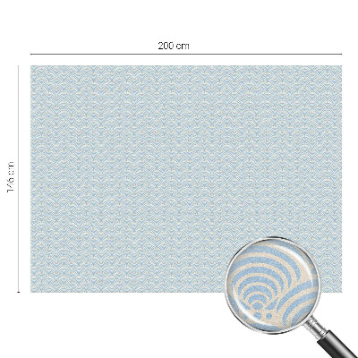 Matinė klijuojama plėvelė langams Japoniškos bangos