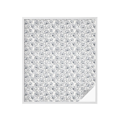 Matinė plėvelė langams su vitražo efektu Botaninis motyvas