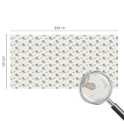 Nepermatoma plėvelė langams Paukščių raštas