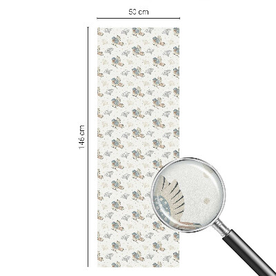 Nepermatoma plėvelė langams Paukščių raštas