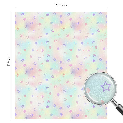 Plėvelė langams privatumui vitražas Vaivorykštės raštai