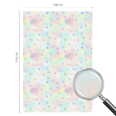 Plėvelė langams privatumui vitražas Vaivorykštės raštai