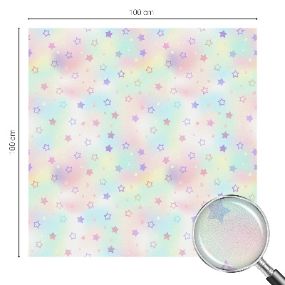 Plėvelė langams privatumui vitražas Vaivorykštės raštai