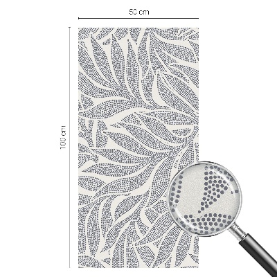 Pieninė plėvelė langams su raštu Lapų lašai