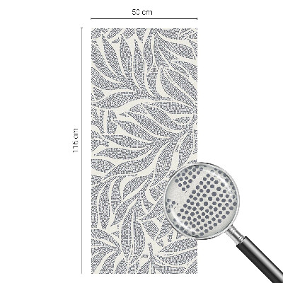 Pieninė plėvelė langams su raštu Lapų lašai