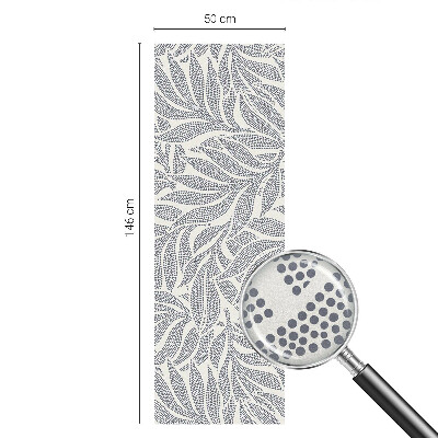 Pieninė plėvelė langams su raštu Lapų lašai