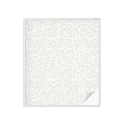 Matinė plėvelė langams su vitražo efektu Lapų elegancija