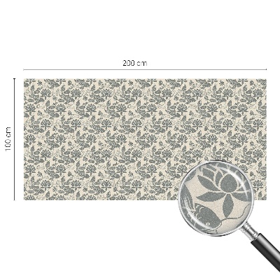 Matinė klijuojama plėvelė langams Rytietiškas raštas