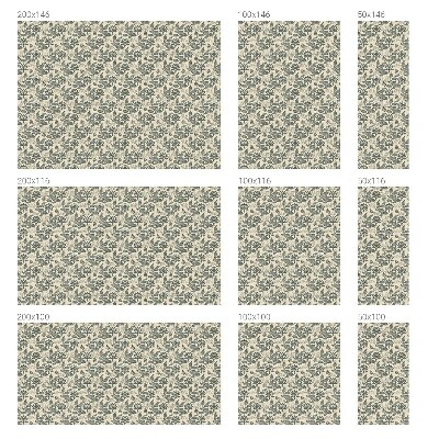 Matinė klijuojama plėvelė langams Rytietiškas raštas