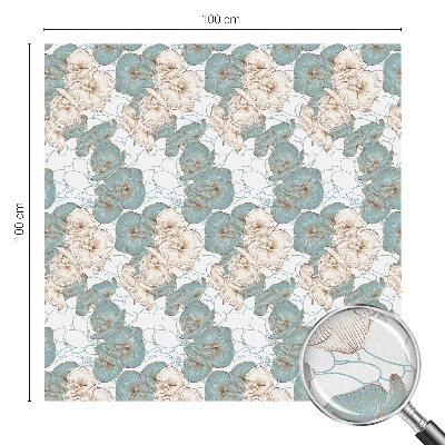 Plėvelė langams privatumui vitražas Subtilūs žiedai