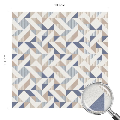 Nepermatoma plėvelė langams Geometriniai raštai
