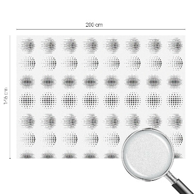 Plėvelė langams privatumui vitražas Taškuoti apskritimai
