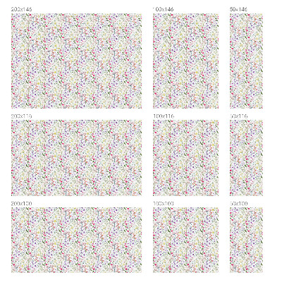 Matinė plėvelė langams su vitražo efektu Gėlėta pieva