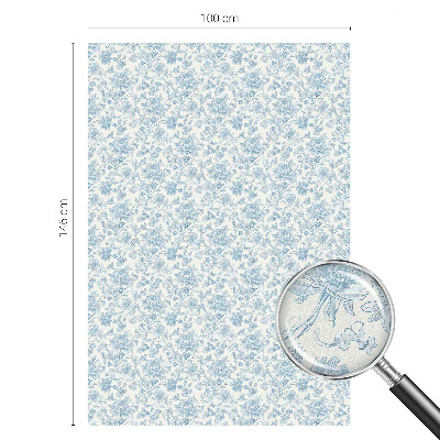 Pieninė plėvelė langams su raštu Gėlių raštas