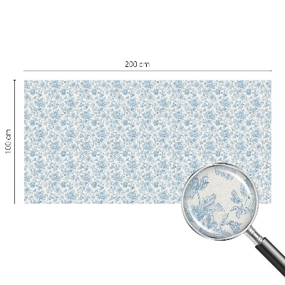 Pieninė plėvelė langams su raštu Gėlių raštas