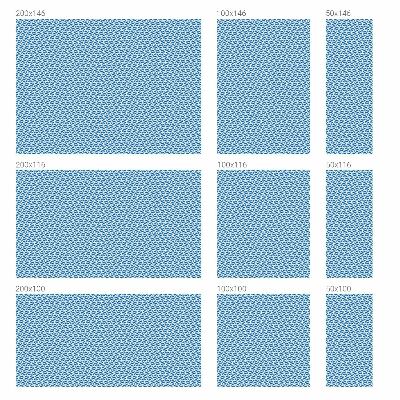 Plėvelė langams privatumui vitražas Mėlynos bangos
