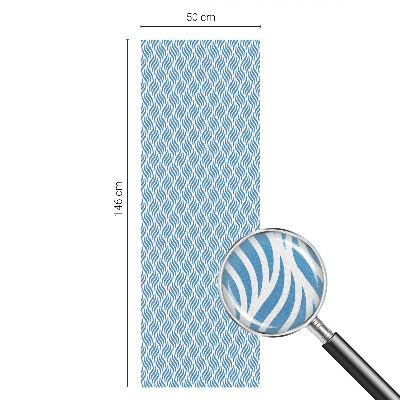 Plėvelė langams privatumui vitražas Mėlynos bangos