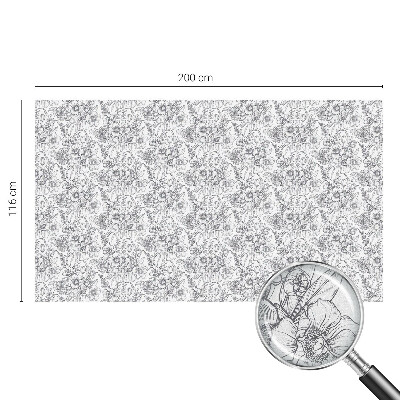 Nepermatoma plėvelė langams Floristinė elegancija